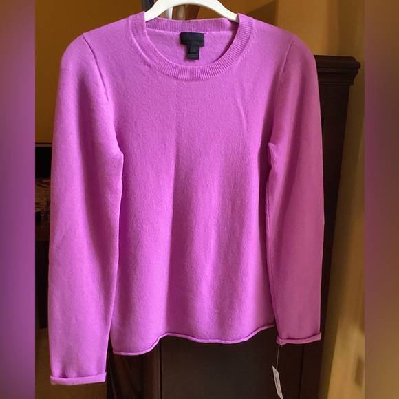 NWT J.CREW 100%Cashmere Sweater. M - Picture 2 of 14